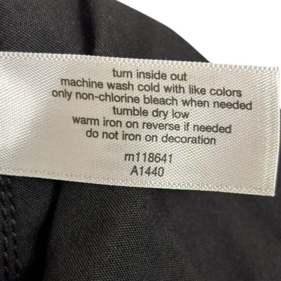 NWT Lane Bryant Signature Fit Boyfriend Sequin Pants Black Mid Rise SZ 24 Curvy - Picture 15 of 16